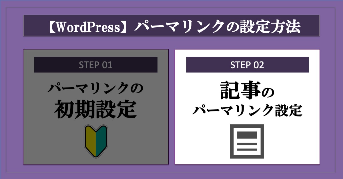 ワードプレスのパーマリンク_記事の設定